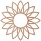 Ekena Millwork Daisy Wood Fretwork Pierced Ceiling Medallion, Cherry, 40"OD x 13 1/4"ID x 3/8"T CMWP40X40X0375DACH - alternate 3